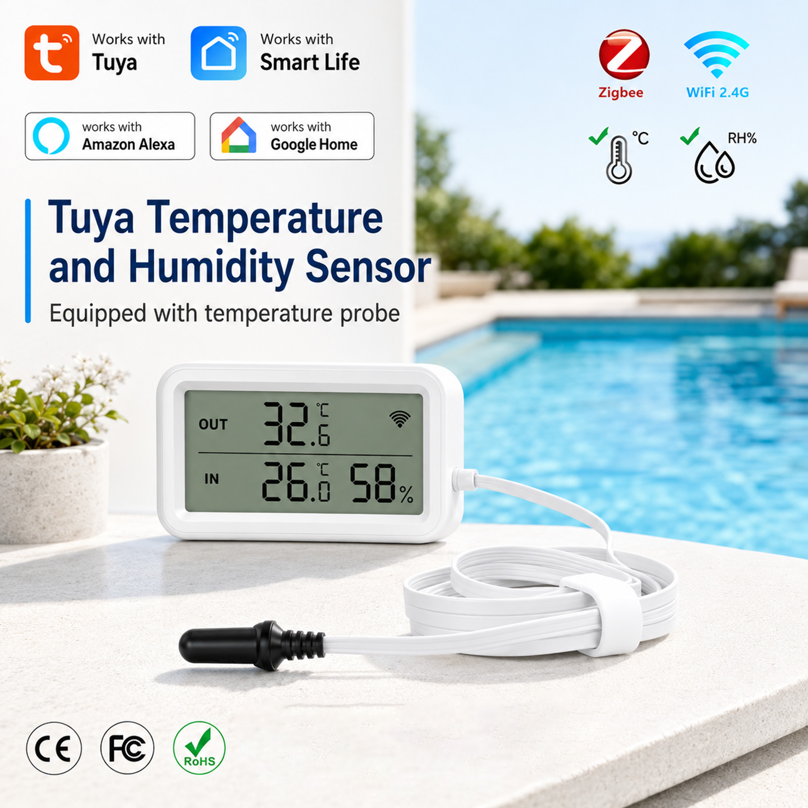 Sonde externe de température e - Temperature Humidity Sensor avis et prix