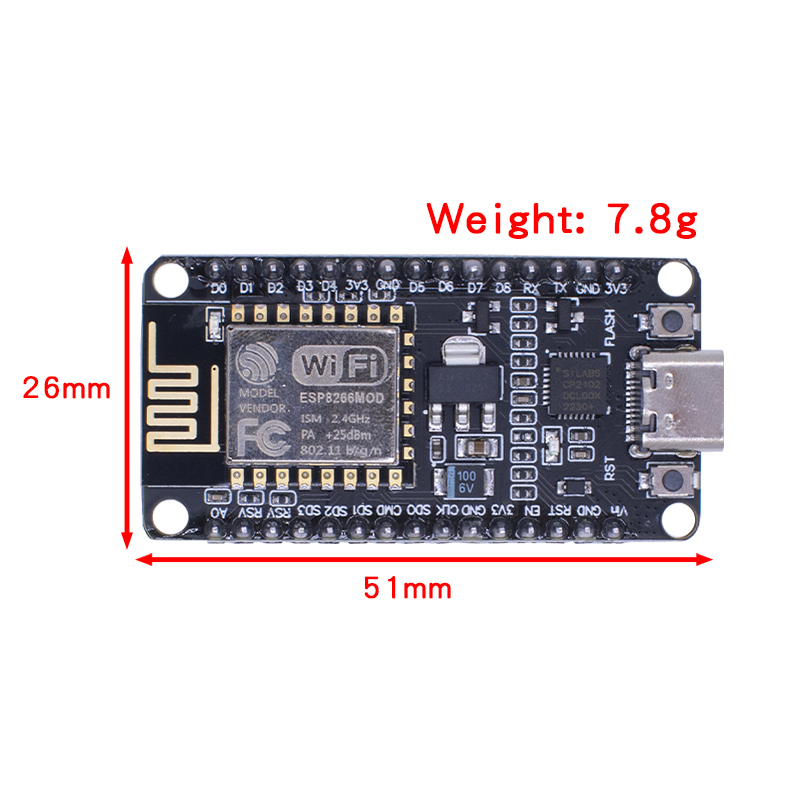 Carte sans fil NodeMCU CP2102  - Esp8266 Nodemcu Board avis et prix